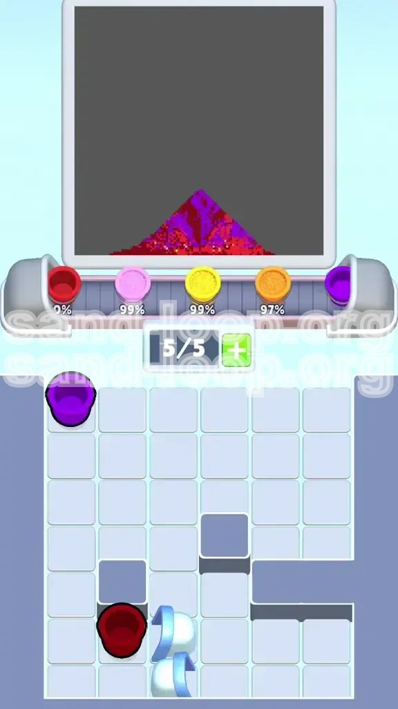 Sand Loop Level 372 screenshot 4