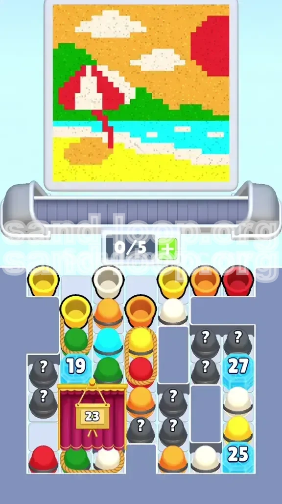 Sand Loop Level 373 screenshot 1