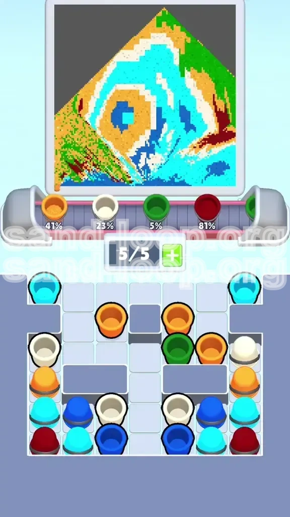 Sand Loop Level 374 screenshot 2