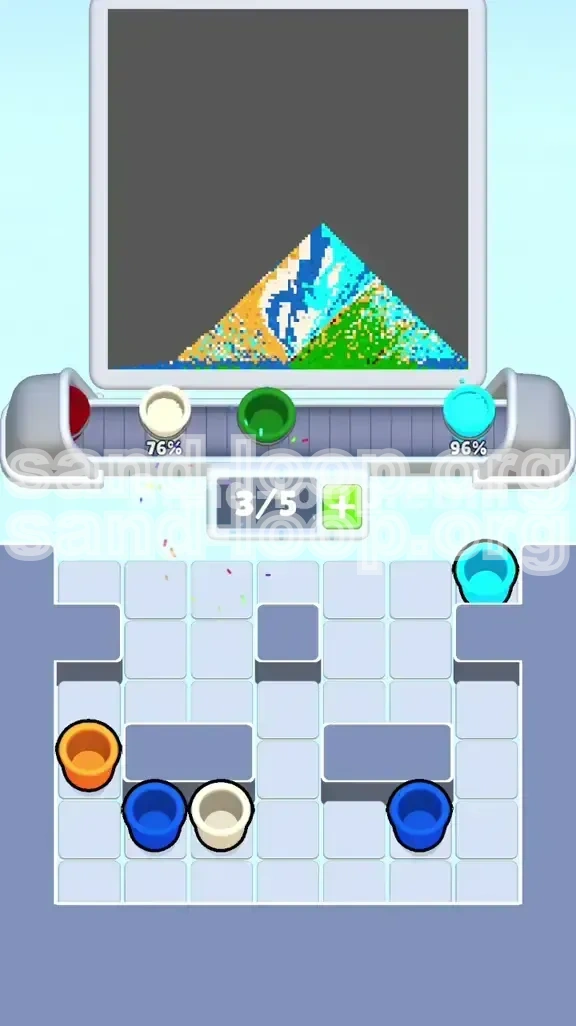 Sand Loop Level 374 screenshot 4