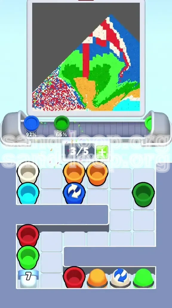 Sand Loop Level 375 screenshot 2