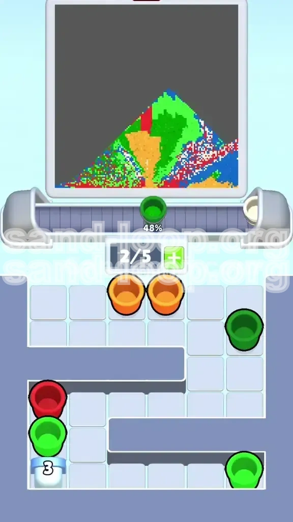 Sand Loop Level 375 screenshot 3