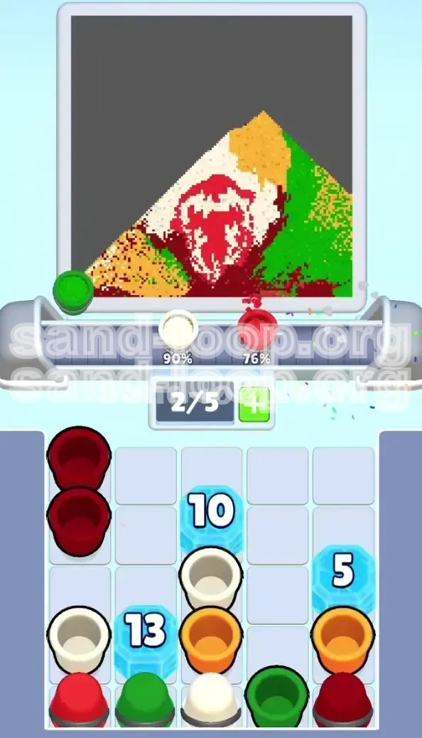 Sand Loop Level 376 screenshot 3