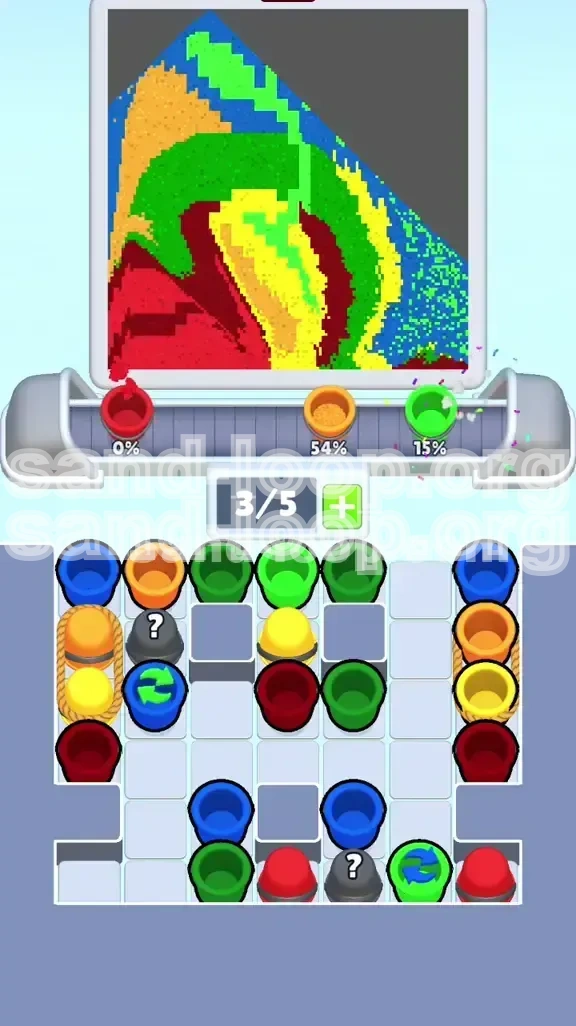 Sand Loop Level 378 screenshot 2