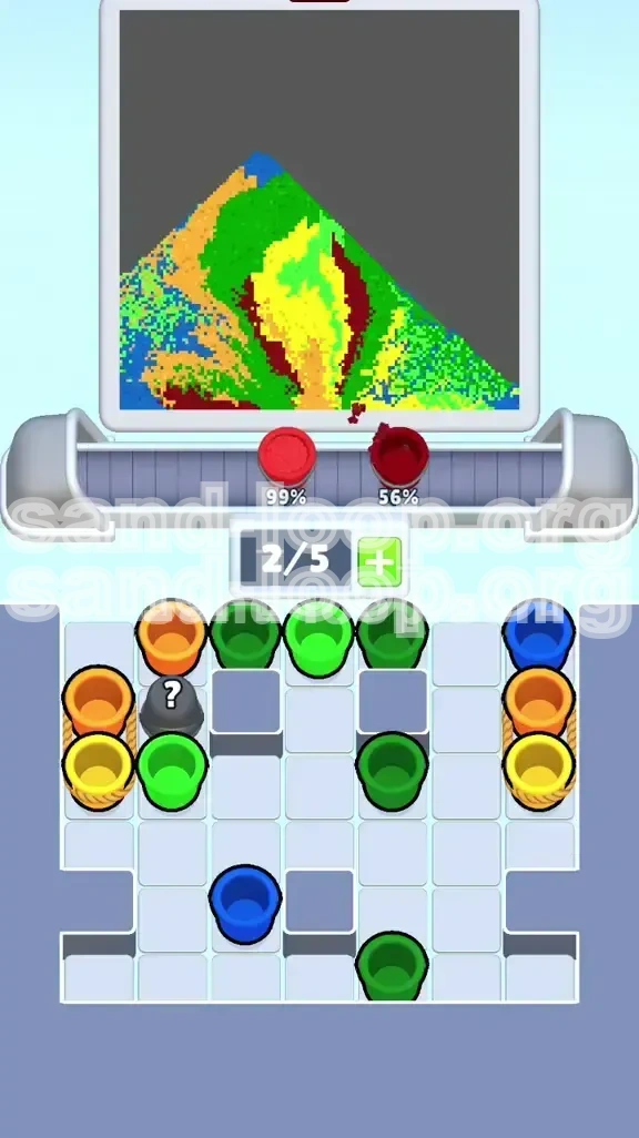 Sand Loop Level 378 screenshot 3