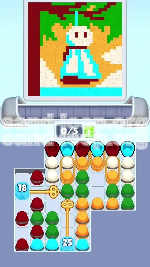 Sand Loop Level 381 screenshot 1