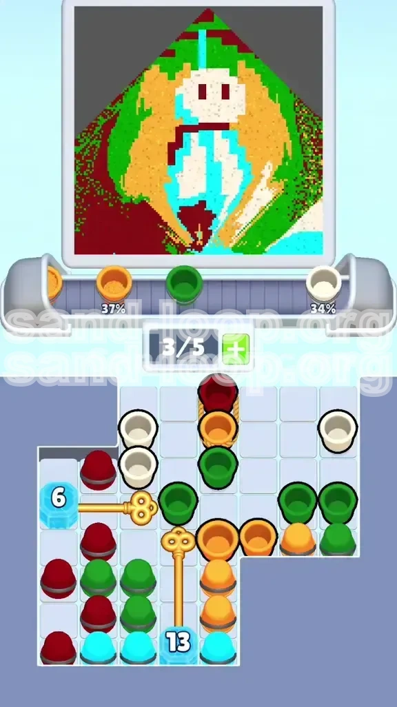 Sand Loop Level 381 screenshot 2