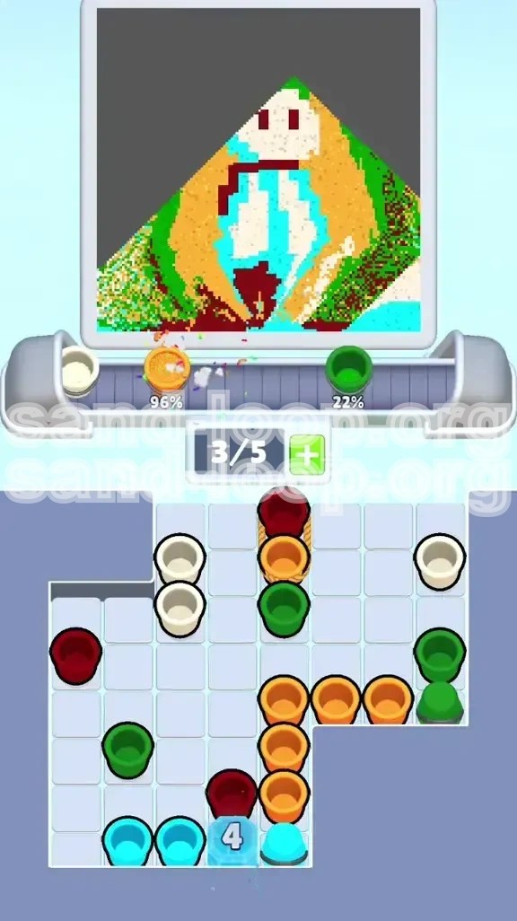 Sand Loop Level 381 screenshot 3