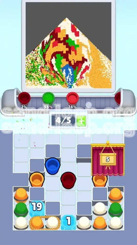 Sand Loop Level 383 screenshot 2