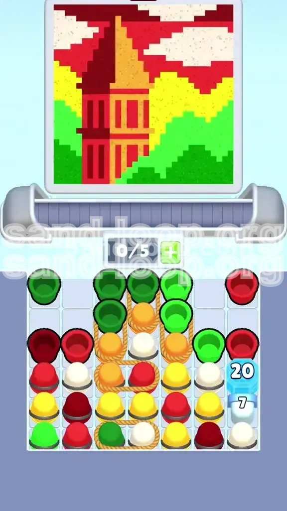 Sand Loop Level 385 screenshot 1