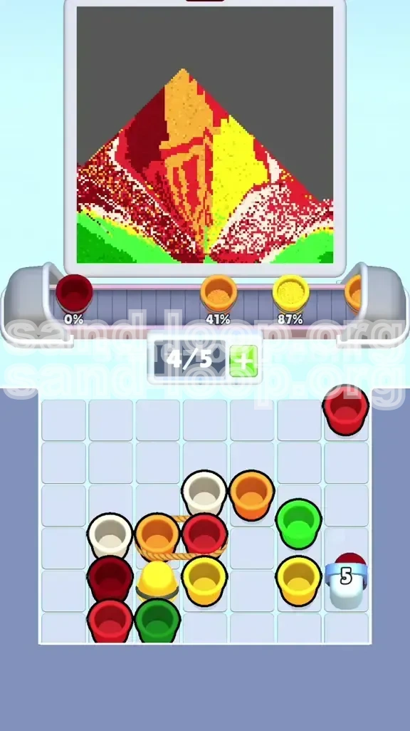 Sand Loop Level 385 screenshot 3