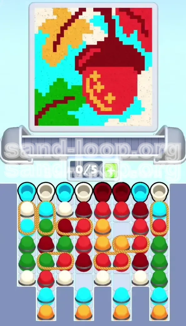 Sand Loop Level 387 screenshot 1