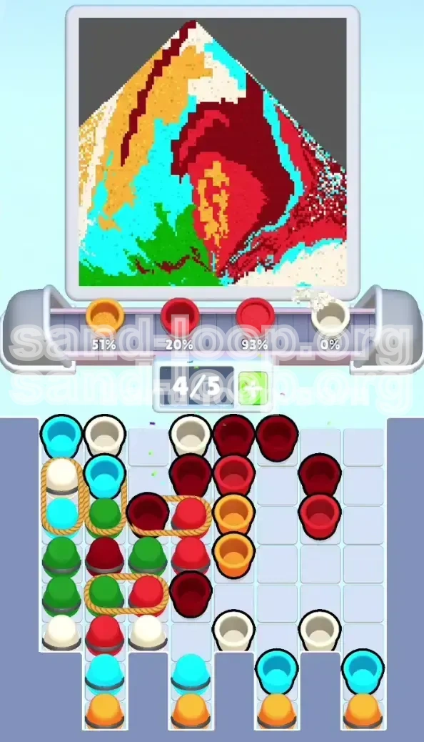 Sand Loop Level 387 screenshot 2