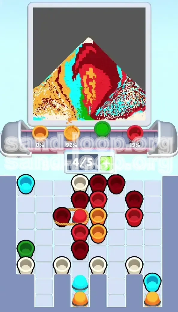 Sand Loop Level 387 screenshot 3