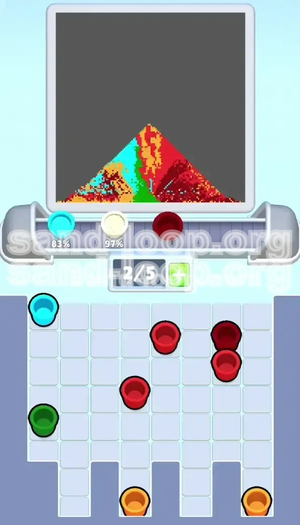Sand Loop Level 387 screenshot 4