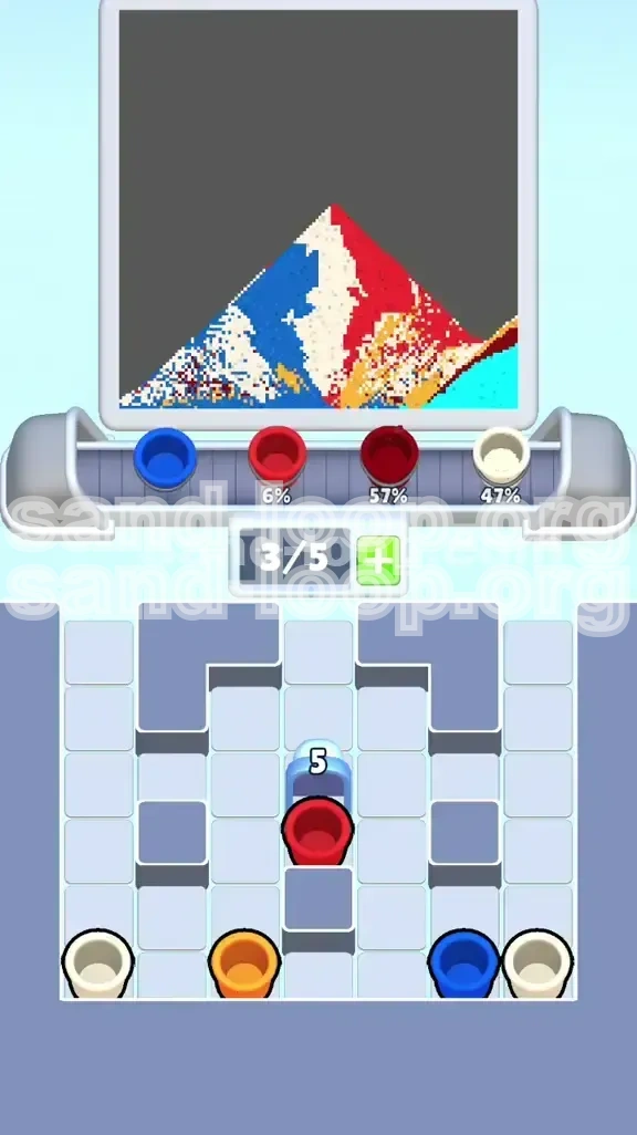 Sand Loop Level 389 screenshot 3