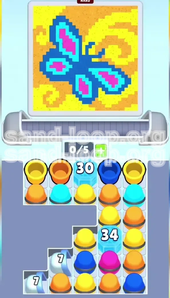 Sand Loop Level 395 screenshot 1