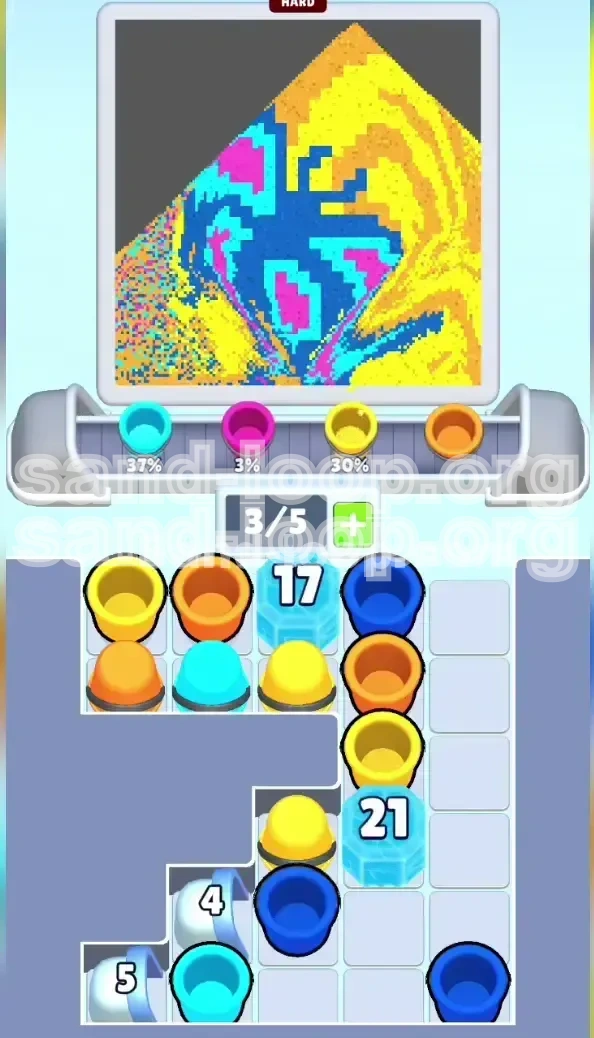 Sand Loop Level 395 screenshot 2