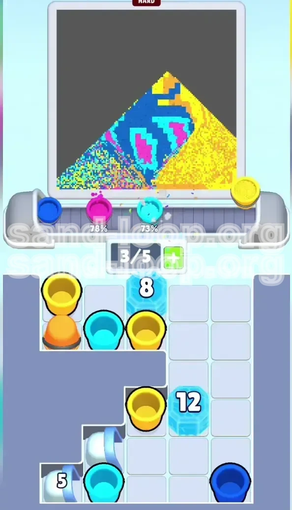 Sand Loop Level 395 screenshot 3