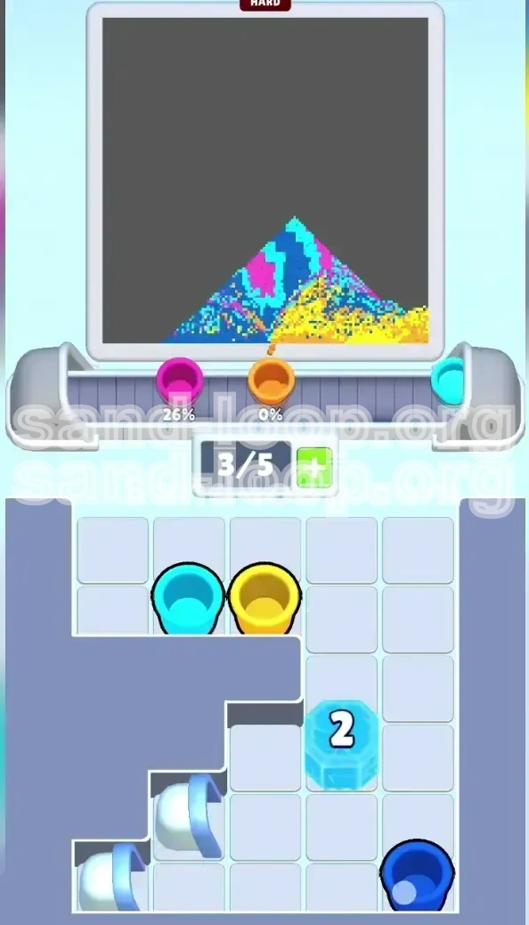 Sand Loop Level 395 screenshot 4
