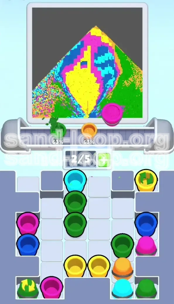 Sand Loop Level 397 screenshot 1