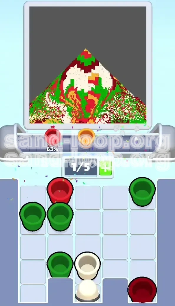 Sand Loop Level 405 screenshot 3