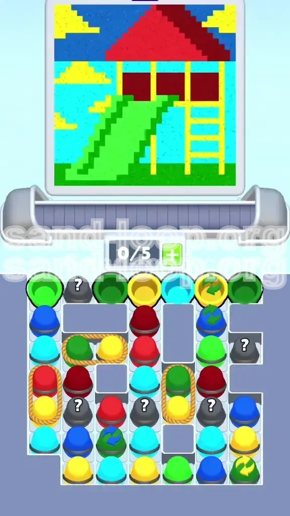 Sand Loop Level 406 screenshot 1