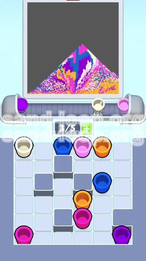 Sand Loop Level 407 screenshot 3