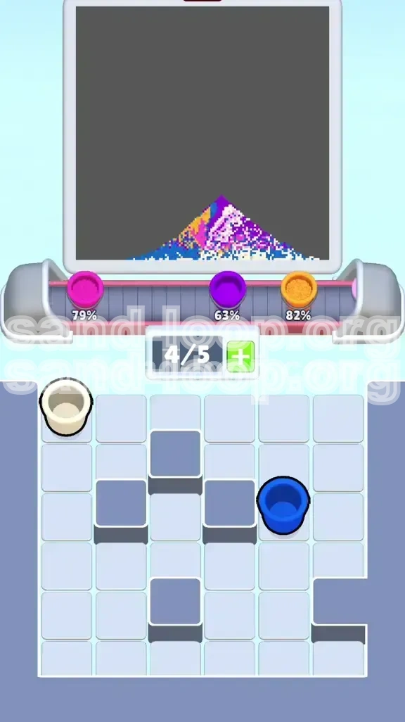 Sand Loop Level 407 screenshot 4