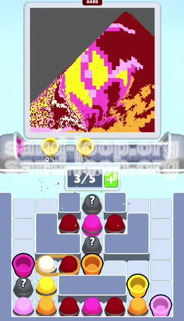 Sand Loop Level 409 screenshot 1