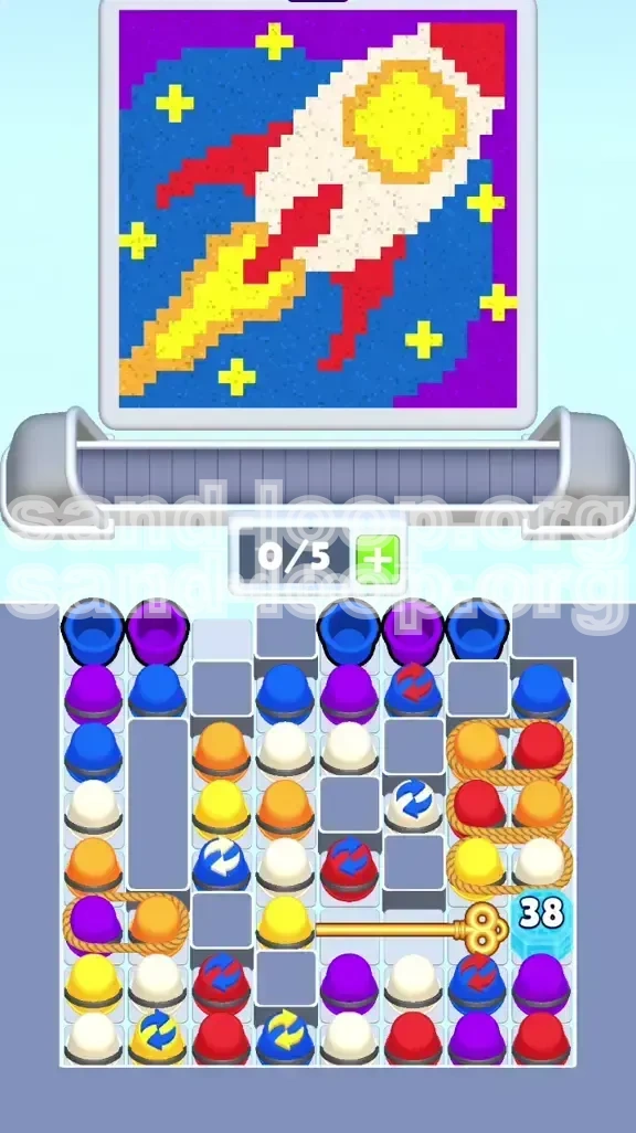 Sand Loop Level 410 screenshot 1