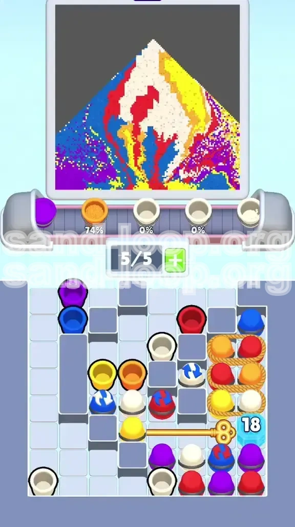 Sand Loop Level 410 screenshot 2