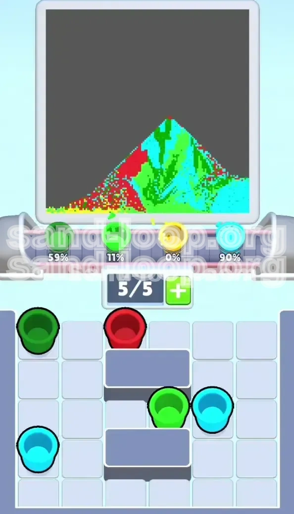Sand Loop Level 411 screenshot 3