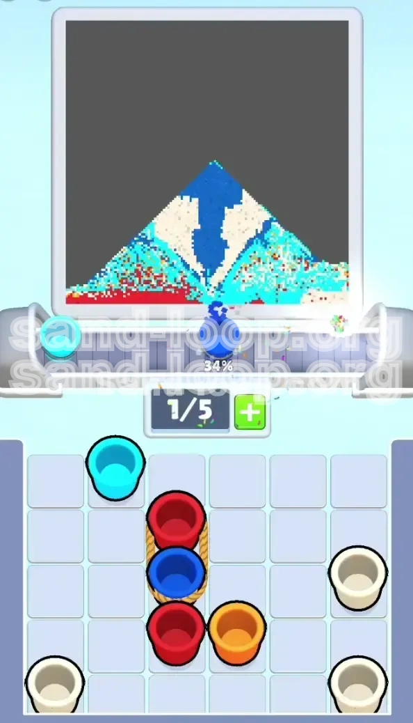 Sand Loop Level 415 screenshot 3