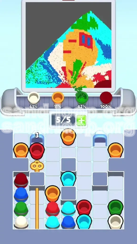 Sand Loop Level 417 screenshot 2