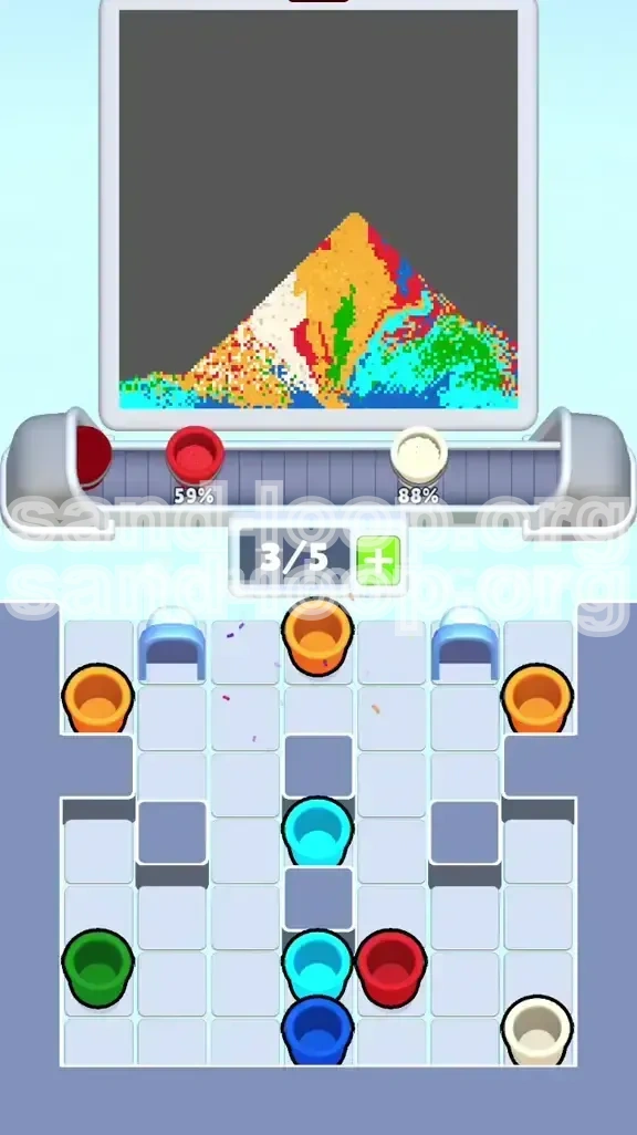 Sand Loop Level 417 screenshot 3