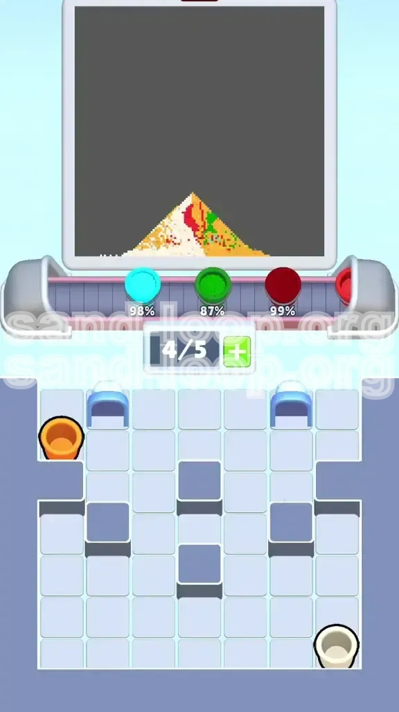 Sand Loop Level 417 screenshot 4