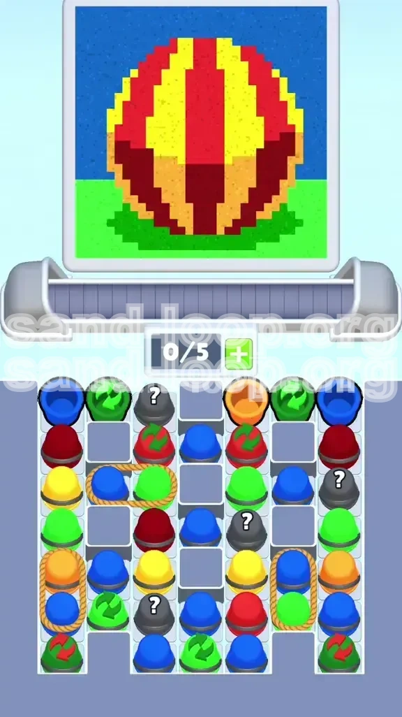 Sand Loop Level 418 screenshot 1