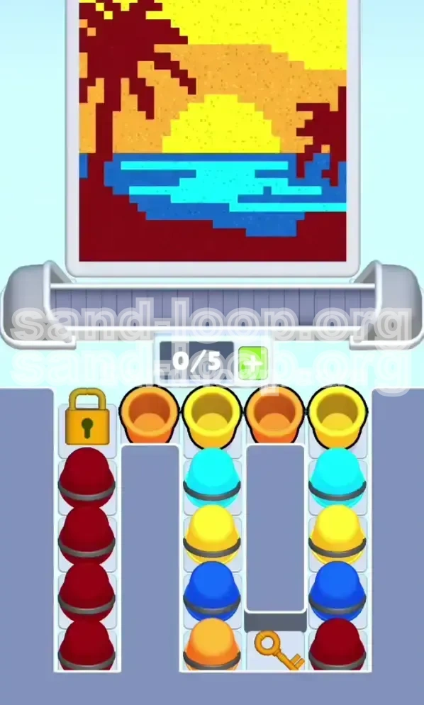 Sand Loop Level 43 screenshot 1