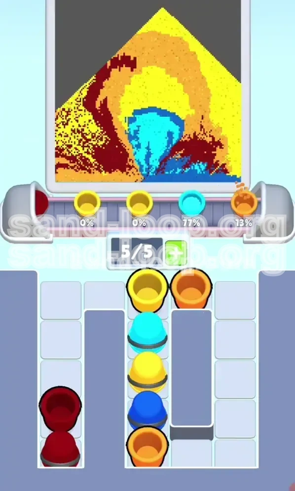 Sand Loop Level 43 screenshot 2