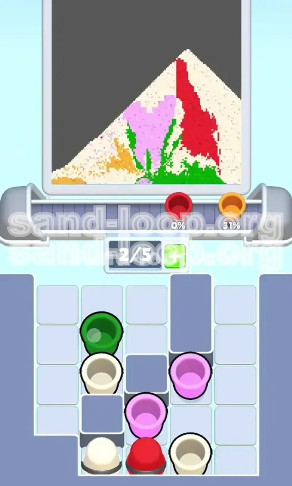 Sand Loop Level 44 screenshot 3