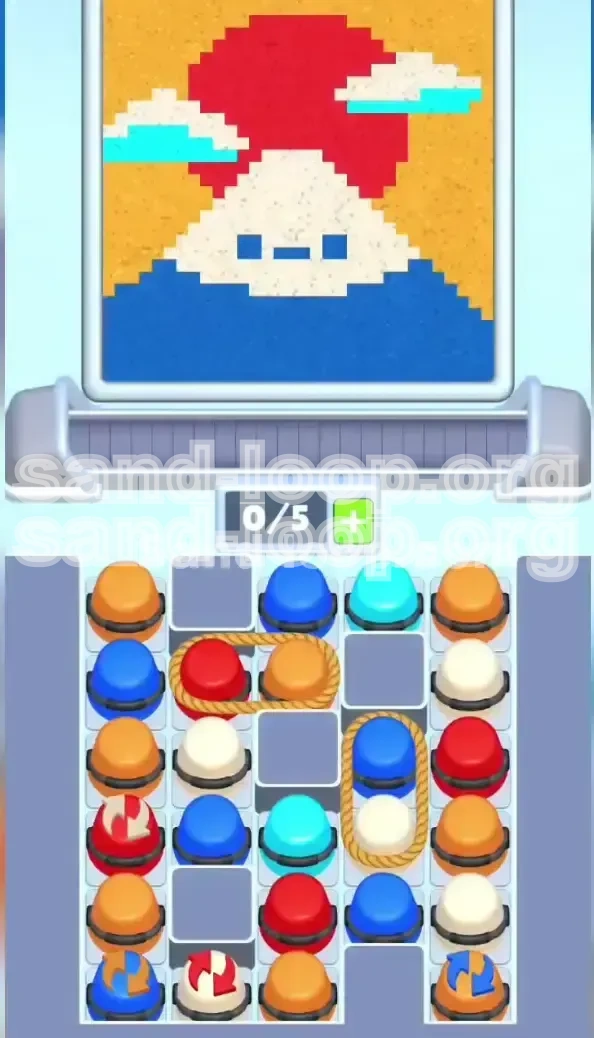 Sand Loop Level 445 screenshot 1