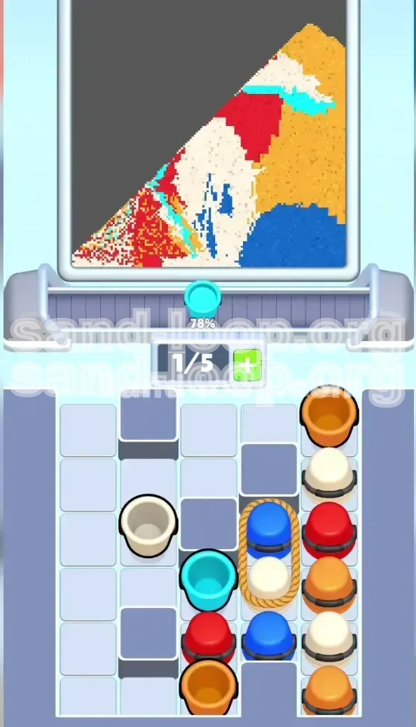 Sand Loop Level 445 screenshot 3