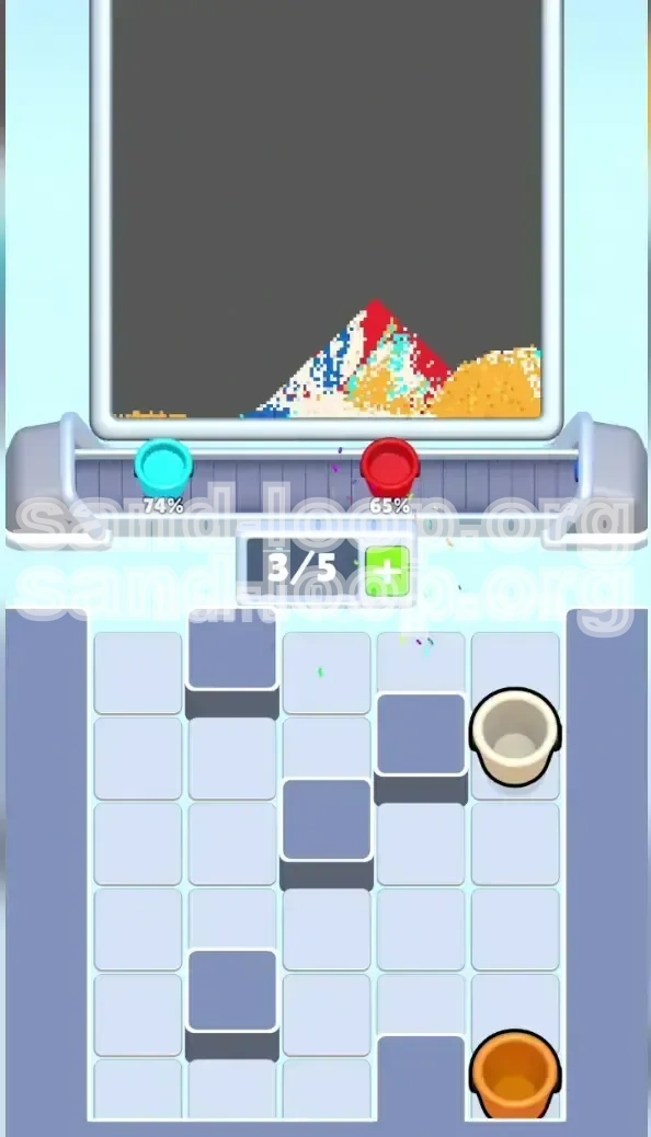 Sand Loop Level 445 screenshot 4