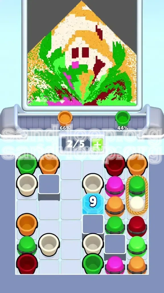 Sand Loop Level 446 screenshot 2