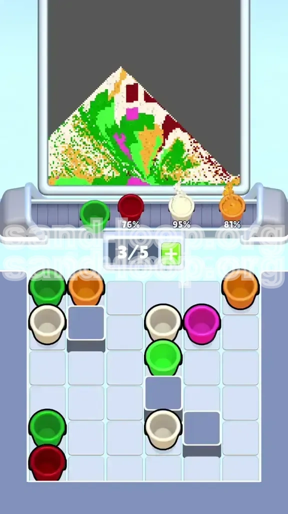 Sand Loop Level 446 screenshot 3