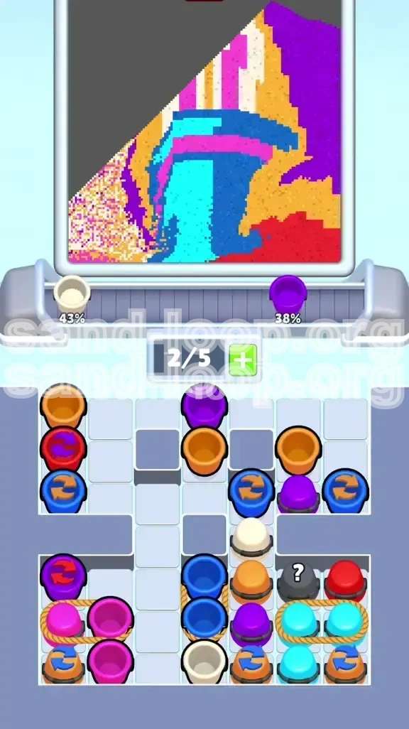 Sand Loop Level 447 screenshot 2