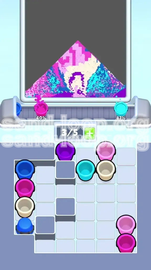 Sand Loop Level 448 screenshot 3