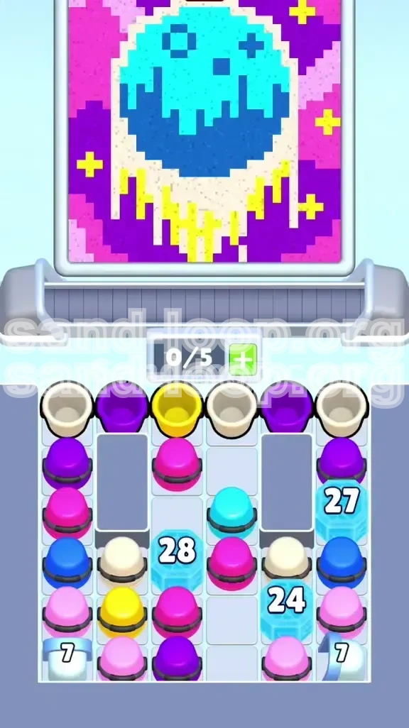 Sand Loop Level 454 screenshot 1