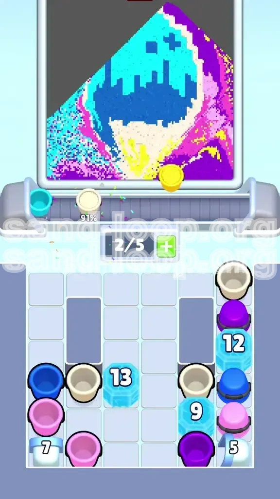 Sand Loop Level 454 screenshot 2